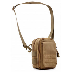 SC-P7 Compact Military Style MOLLE Pouch/Bag with Shoulder Strap - Survival Cat
