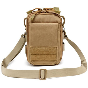 SC-P7 Compact Military Style MOLLE Pouch/Bag with Shoulder Strap - Survival Cat