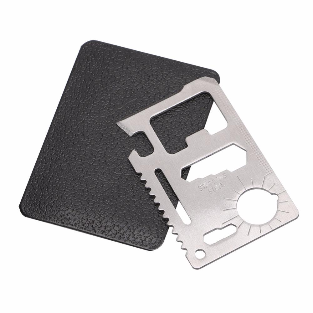 11-in-1 Multifunction Credit Card Survival Tool - Survival Cat