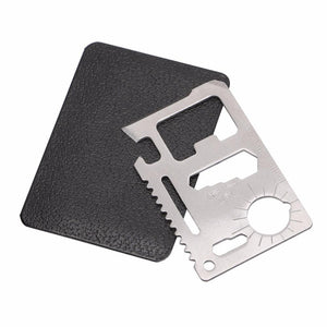 11-in-1 Multifunction Credit Card Survival Tool - Survival Cat