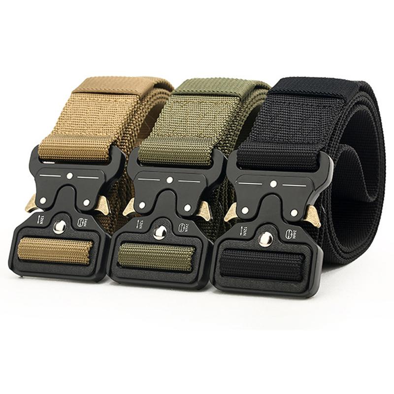 SC-TB1 Heavy Duty Tactical Utility Belt w/ Metal Buckle - Survival Cat