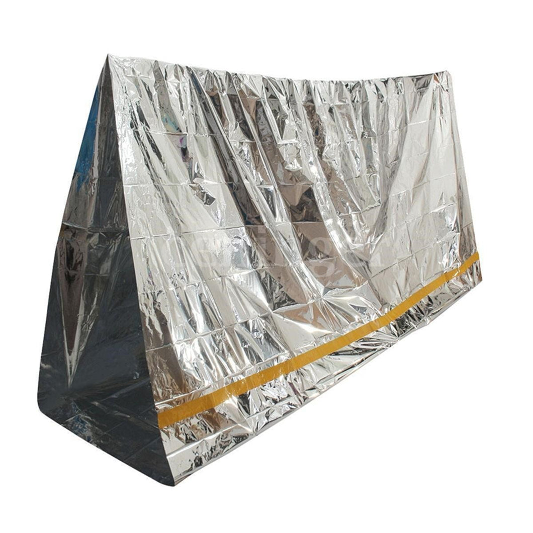 Emergency Thermal Reflective Tube Tent Shelter - Survival Cat