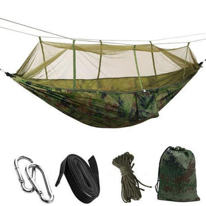 Large Parachute Hammock with Mosquito Cover - Survival Cat