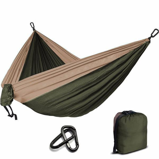 Portable & Lightweight Backpacking Parachute Hammock - Survival Cat