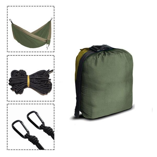 Portable & Lightweight Backpacking Parachute Hammock - Survival Cat