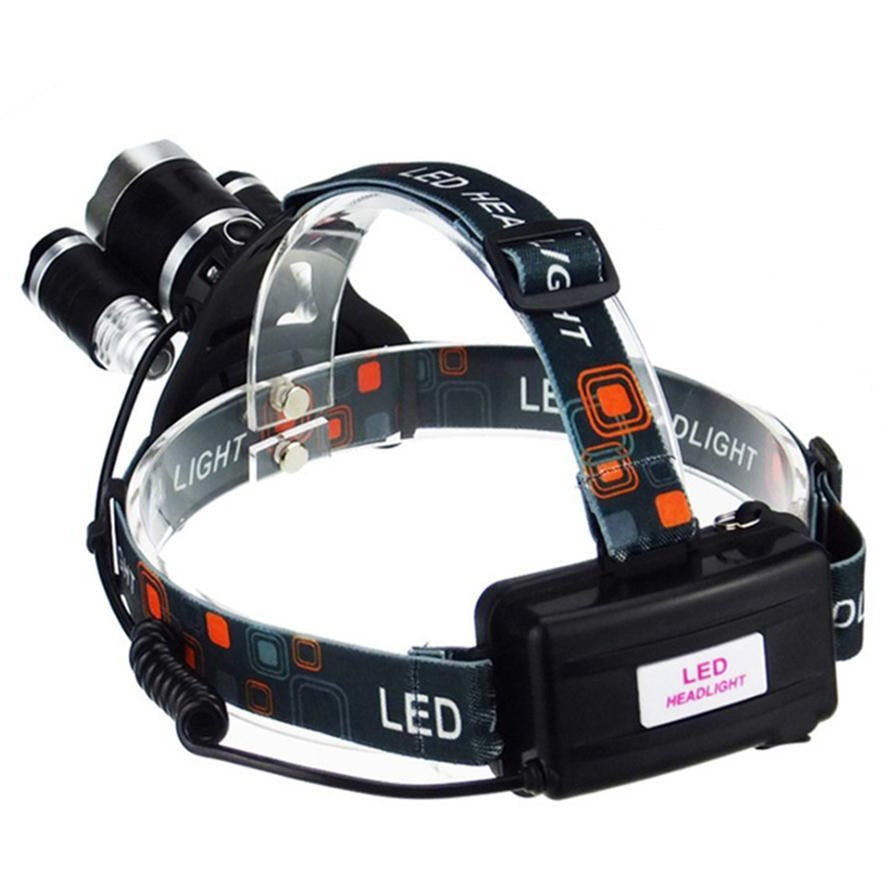 Triple Barrel 6000 Lumens 4-Mode Headlight Head Lamp - Survival Cat