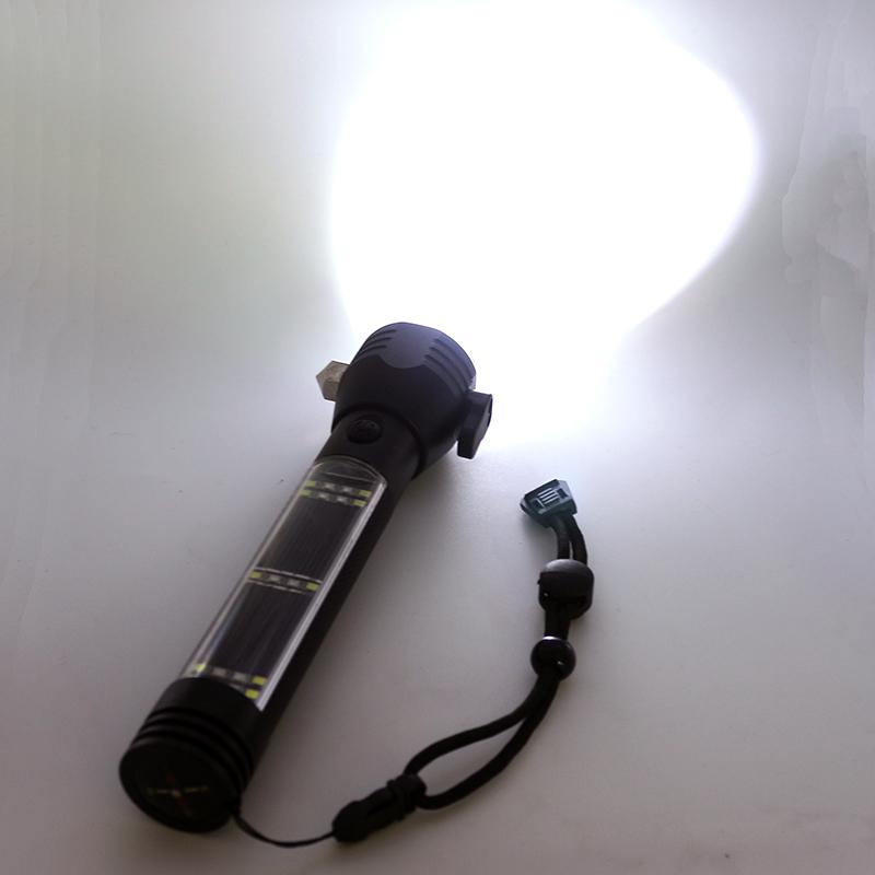 Roadside Rescue 9-IN-1 Multi-Function Solar Powered Flashlight / Survi –  ASA TECHMED