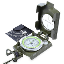 Load image into Gallery viewer, LSC2 Professional Metal Military Lensatic Sighting Compass with Inclinometer - Survival Cat