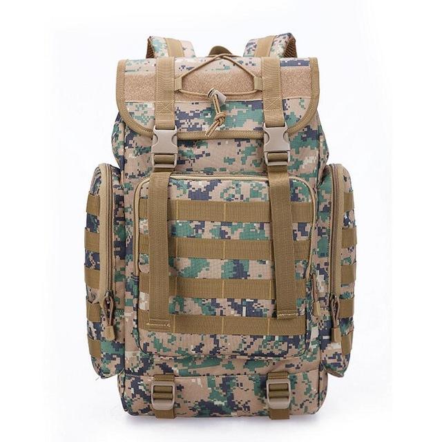 Military Style Outdoor Large 40L MOLLE Webbings Backpack - Survival Cat