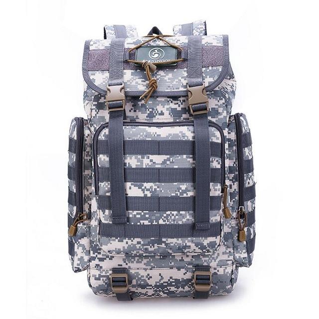 Military Style Outdoor Large 40L MOLLE Webbings Backpack - Survival Cat