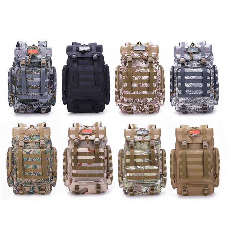 Military Style Outdoor Large 40L MOLLE Webbings Backpack - Survival Cat