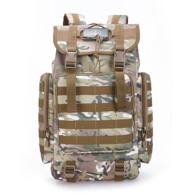 Military Style Outdoor Large 40L MOLLE Webbings Backpack - Survival Cat