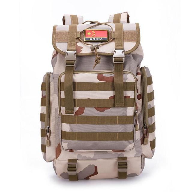 Military Style Outdoor Large 40L MOLLE Webbings Backpack - Survival Cat