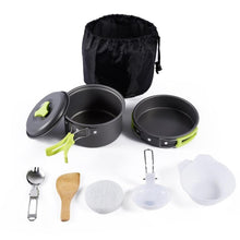 Load image into Gallery viewer, 8 Piece Camping Cookware Set - Survival Cat