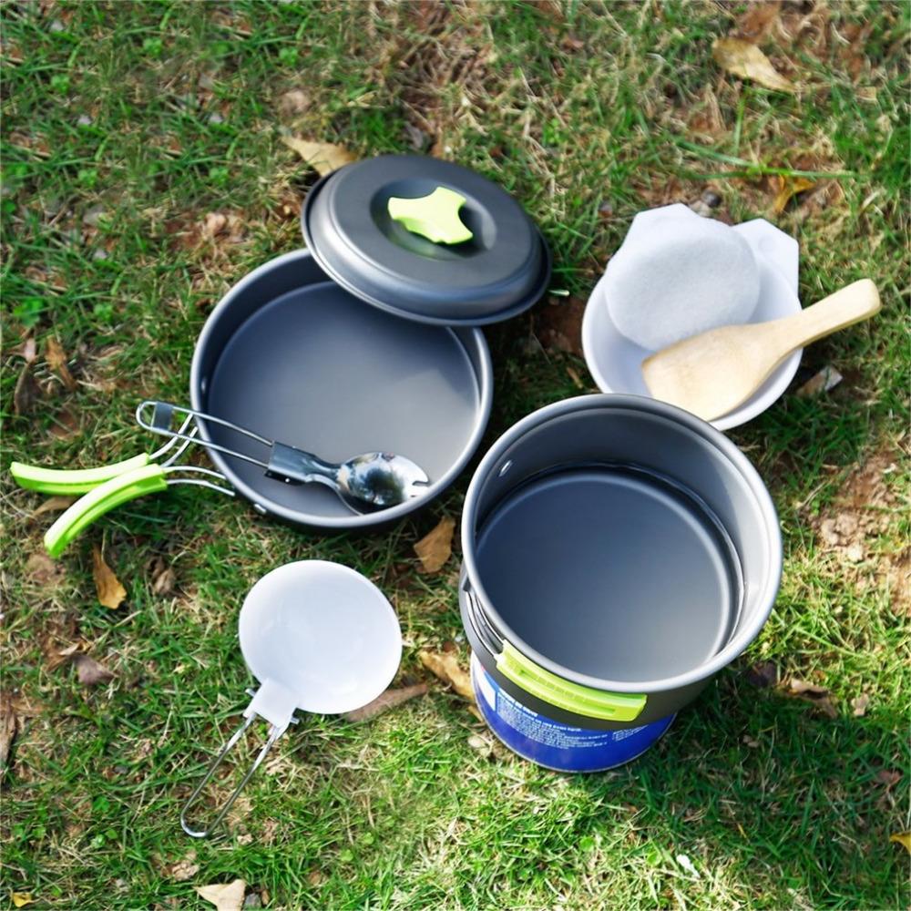 8 Piece Camping Cookware Set - Survival Cat