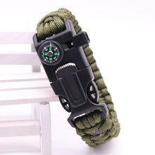 Load image into Gallery viewer, Tactical Paracord Survival Bracelet - Survival Cat