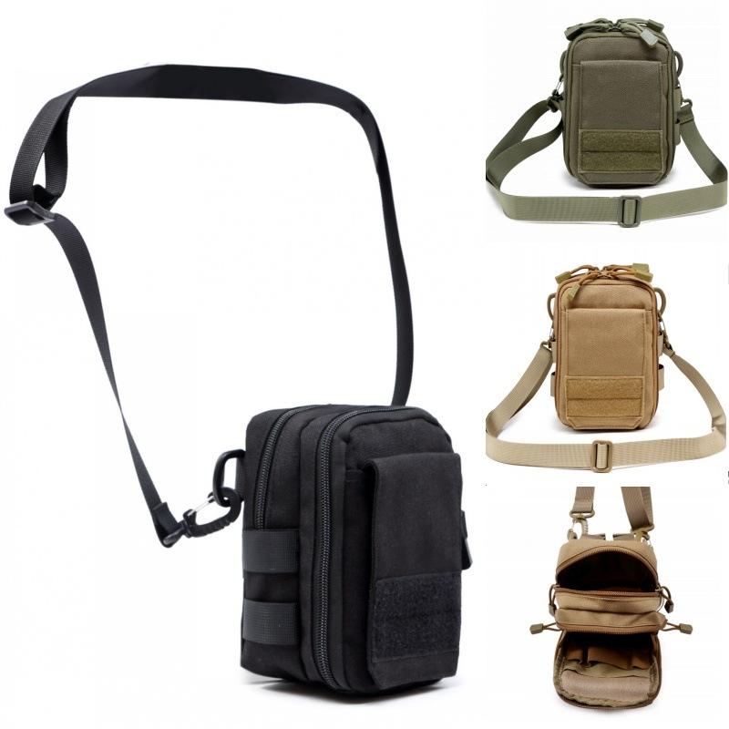 SC-P7 Compact Military Style MOLLE Pouch/Bag with Shoulder Strap - Survival Cat