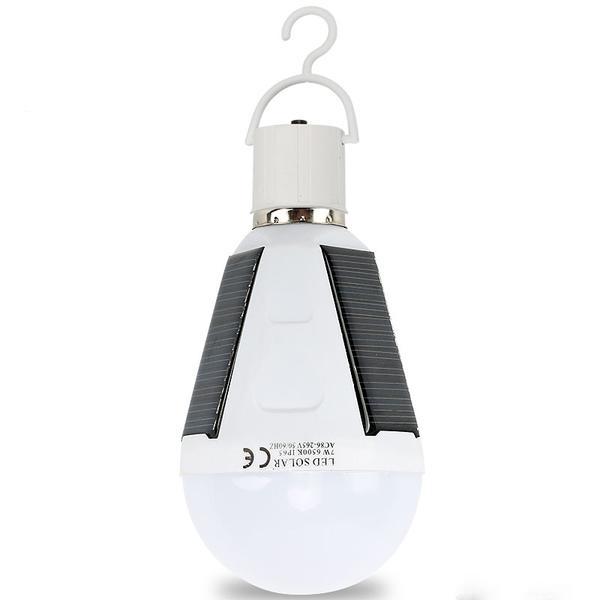 Solar Rechargeable 12W LED Camping Light Bulb - Survival Cat