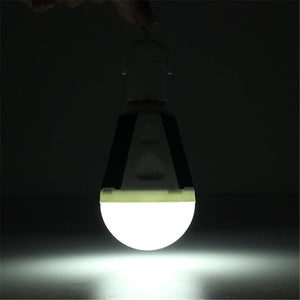 Solar Rechargeable 12W LED Camping Light Bulb - Survival Cat
